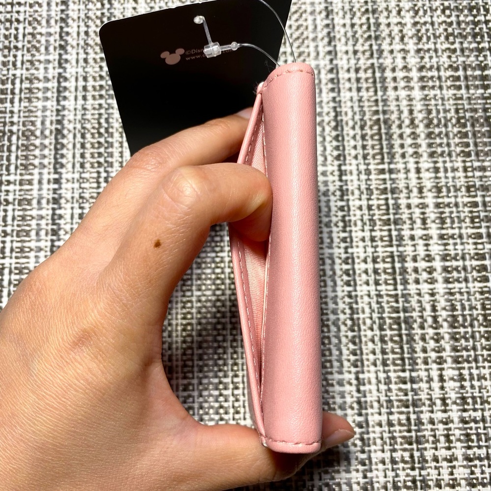 BRAND NEW - Disney MINNIE MOUSE Soft Pink Snapped Card Holder ❤️❤️❤️ - Picture 3 of 5